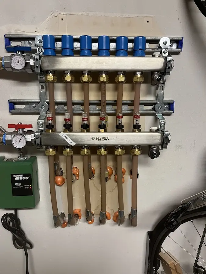 Plumber performing Gas Leak Detection at a residential property in Lindsay